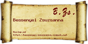 Bessenyei Zsuzsanna névjegykártya
